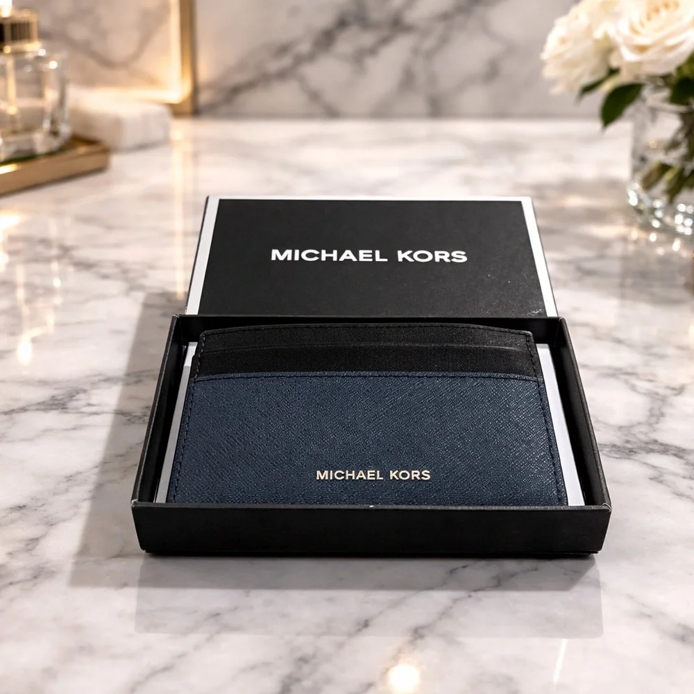 Michael Kors Dual-Tone Card Holder